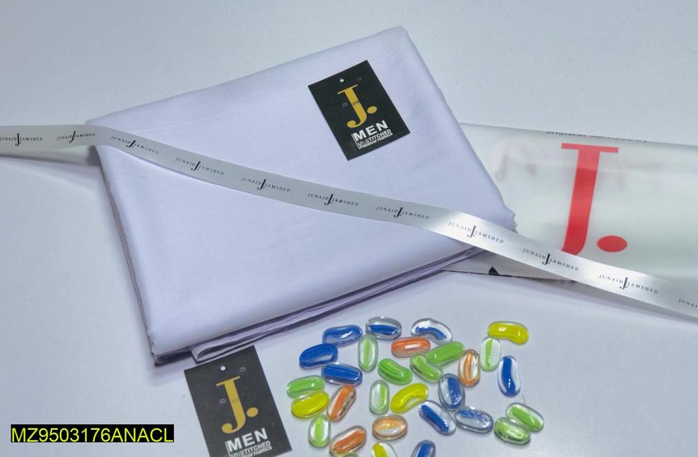 Men's Unstitched Wash And Wear Plain Suit