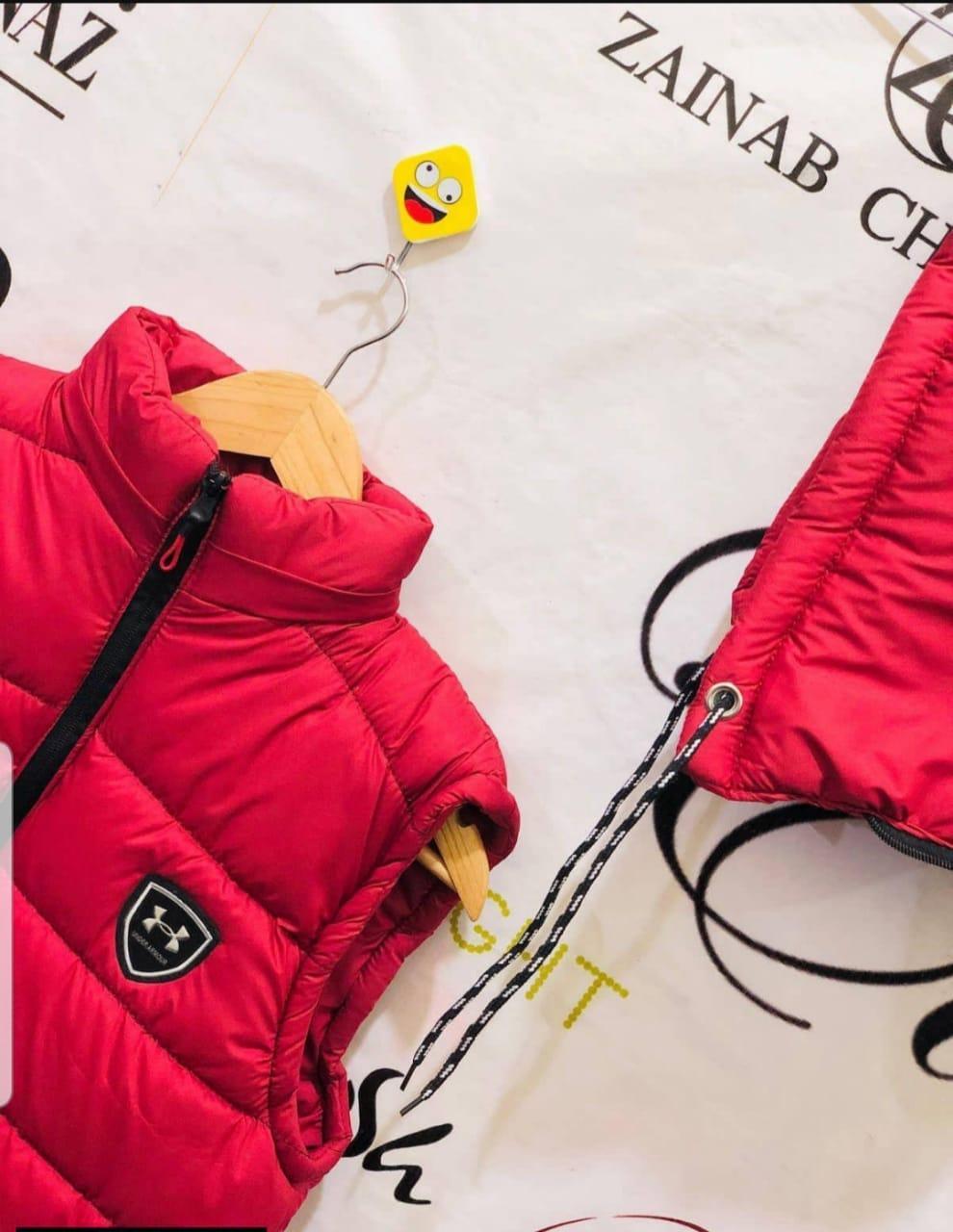 1 Pc Men's Parachute Printed Sleeveless Jacket